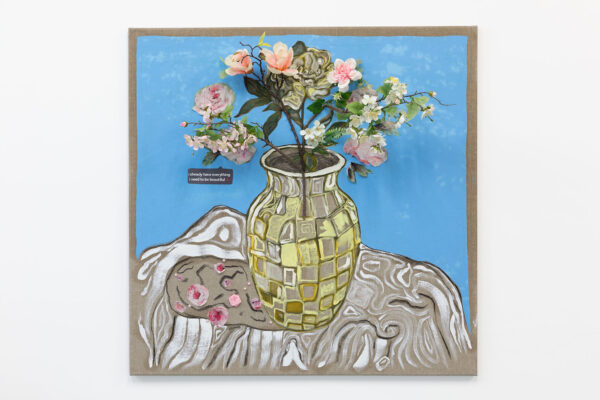 Gretchen Andrew – Checked Vase Gator.
